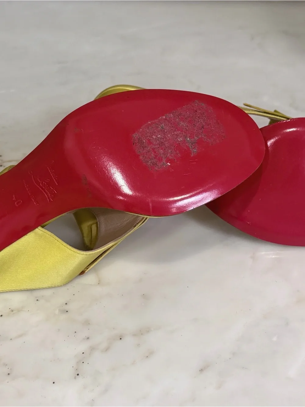 Christian Louboutin Satin Knot Sandals